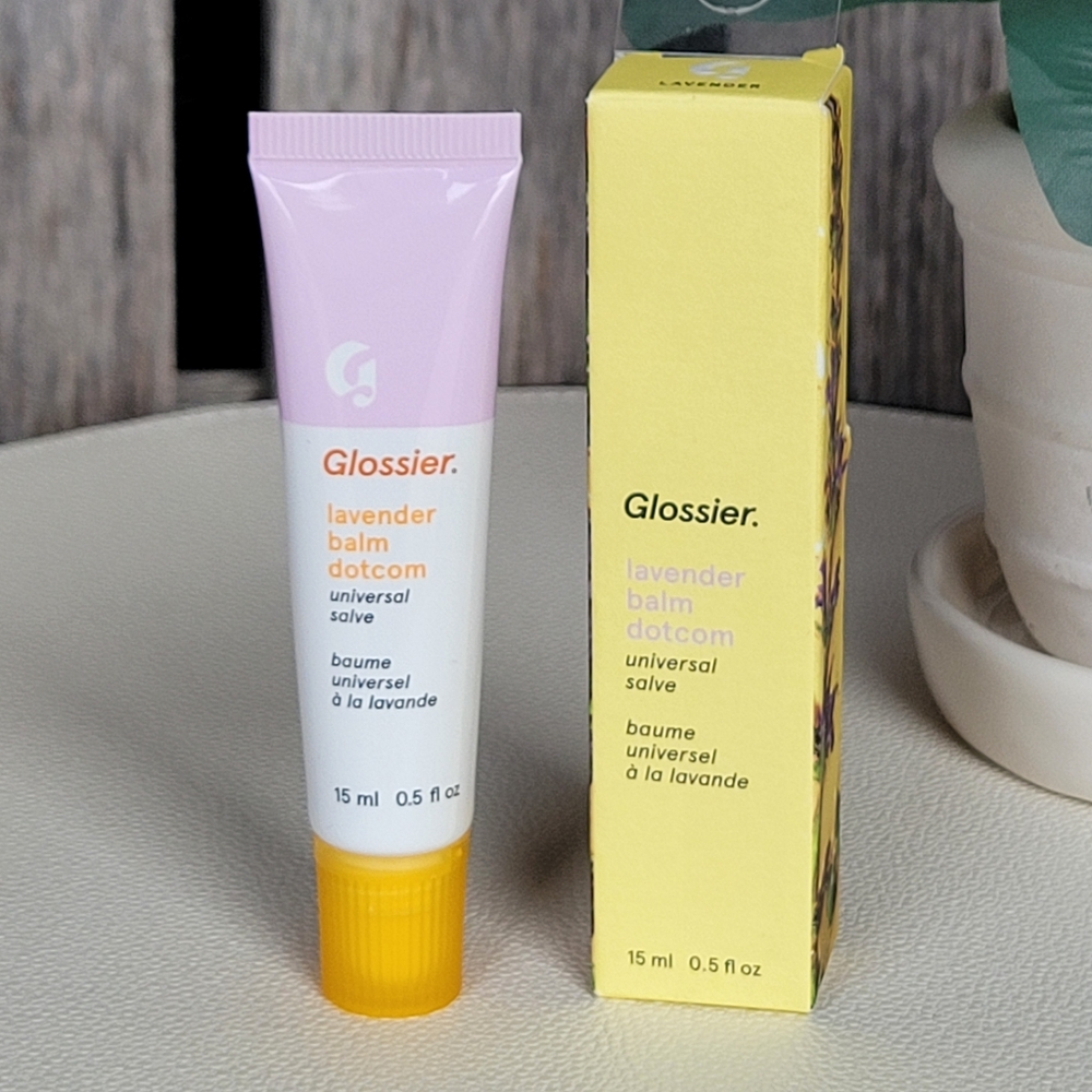 Glossier Lavendar Lip Balm Dotcom